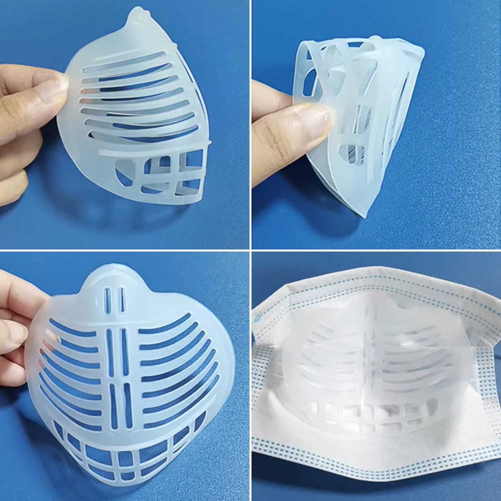 

Adult Silicone Mouth Mask Bracket Face Masks Holder Stand Breathing Valve Filters Support Frame Masque аска Mascarilla аски